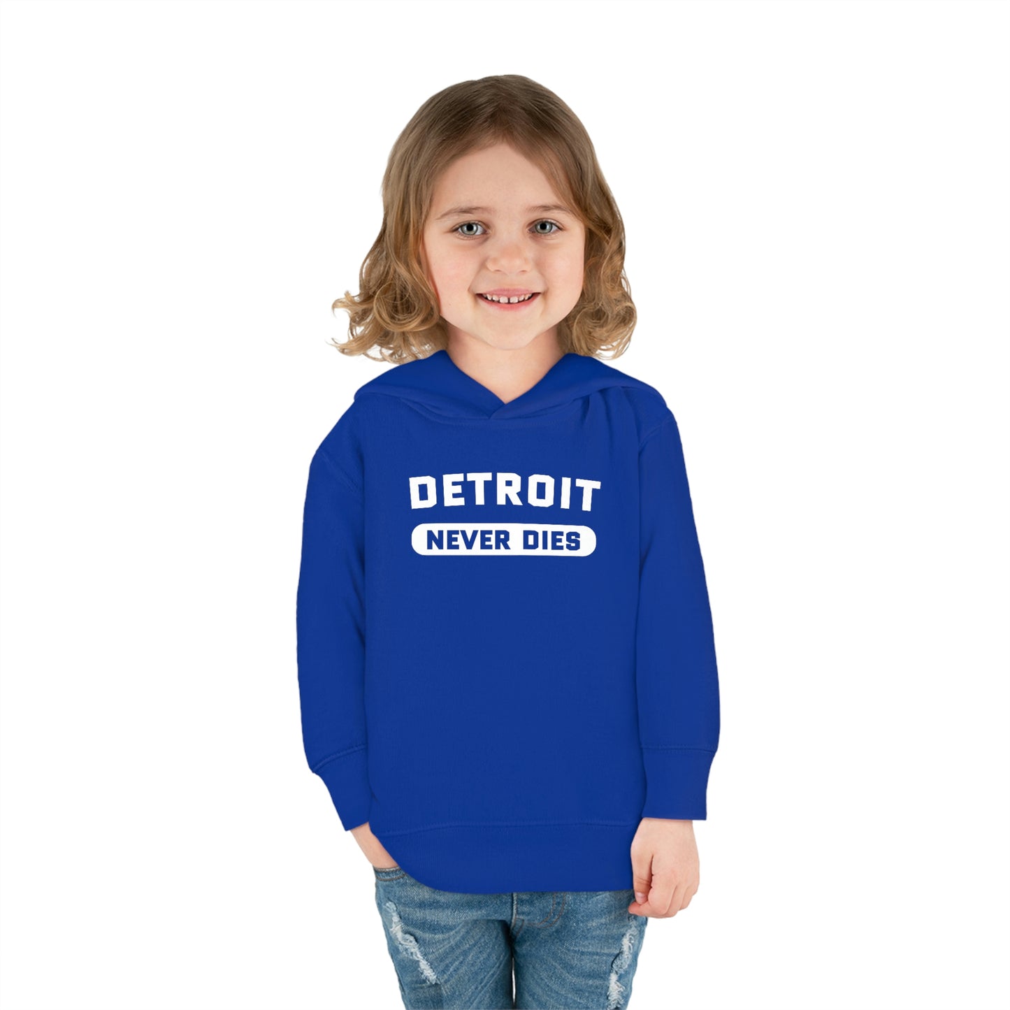 'Detroit Never Dies' Hoodie | Unisex Toddler