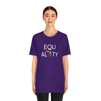 'Equality' Michigan LGBTQ Pride T-Shirt | Unisex Standard Cut