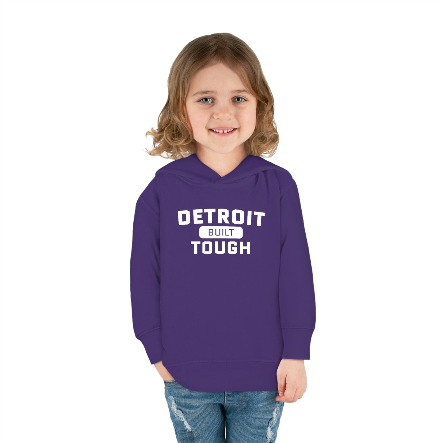 'Built Detroit Tough' Hoodie | Unisex Toddler