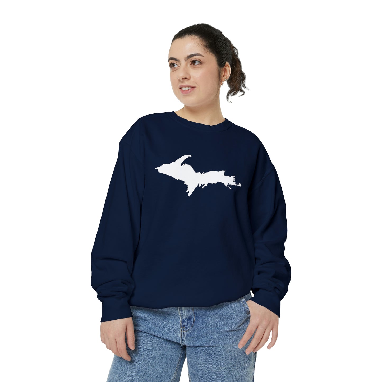 Michigan Upper Peninsula Sweatshirt | Unisex Garment Dyed