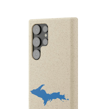 Michigan Upper Peninsula Biodegradable Phone Cases (w/ Azure UP Outline) | Samsung Android