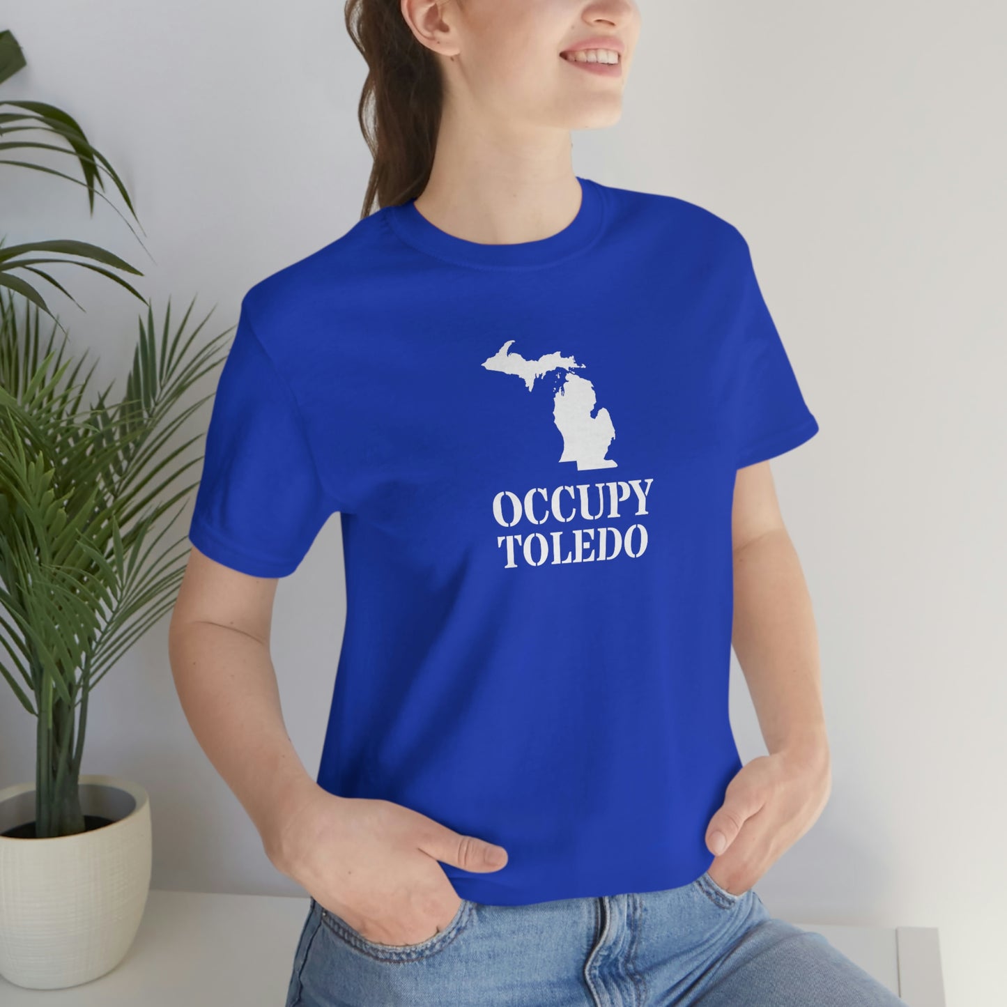 'Occupy Toledo' T-Shirt (w/ Corrected Michigan Outline) | Unisex Standard Fit