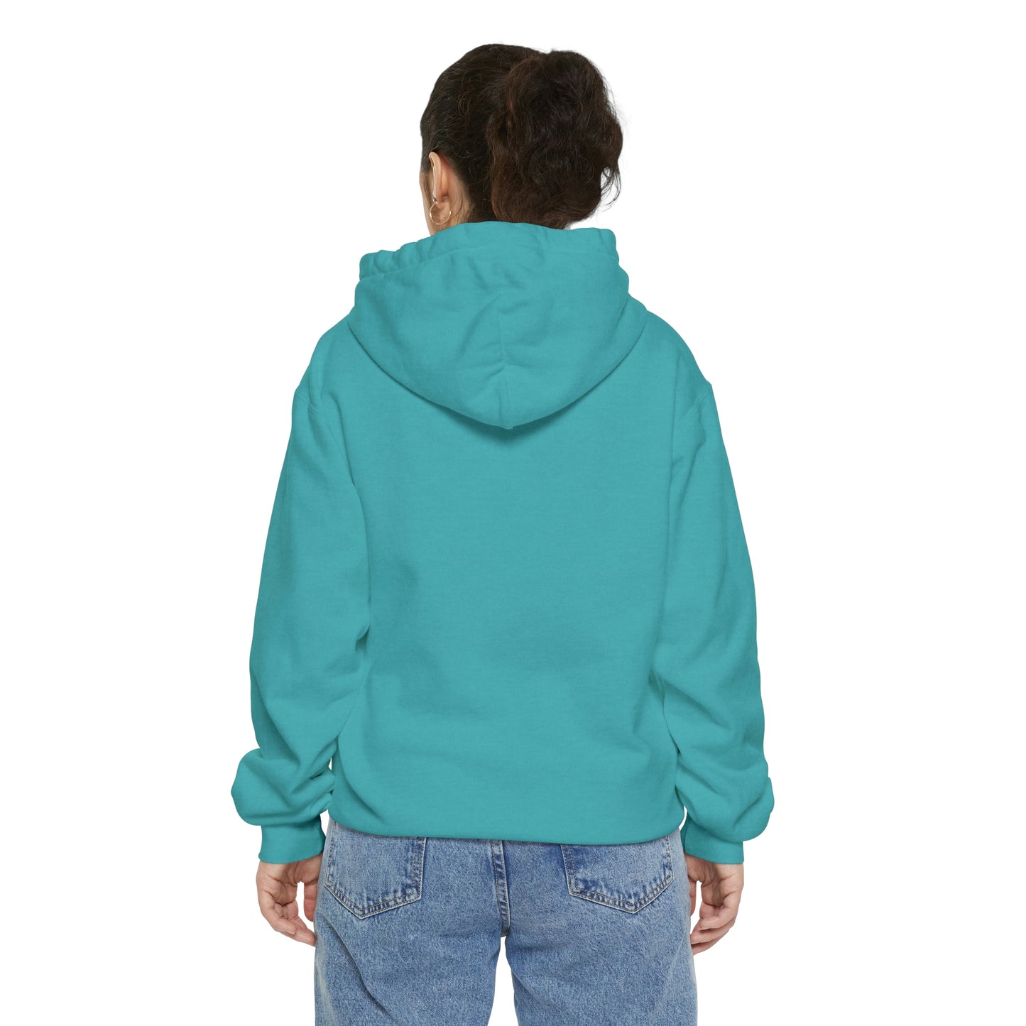 Michigan Upper Peninsula Hoodie (w/ MI USA Flag Outline) | Unisex Garment-Dyed