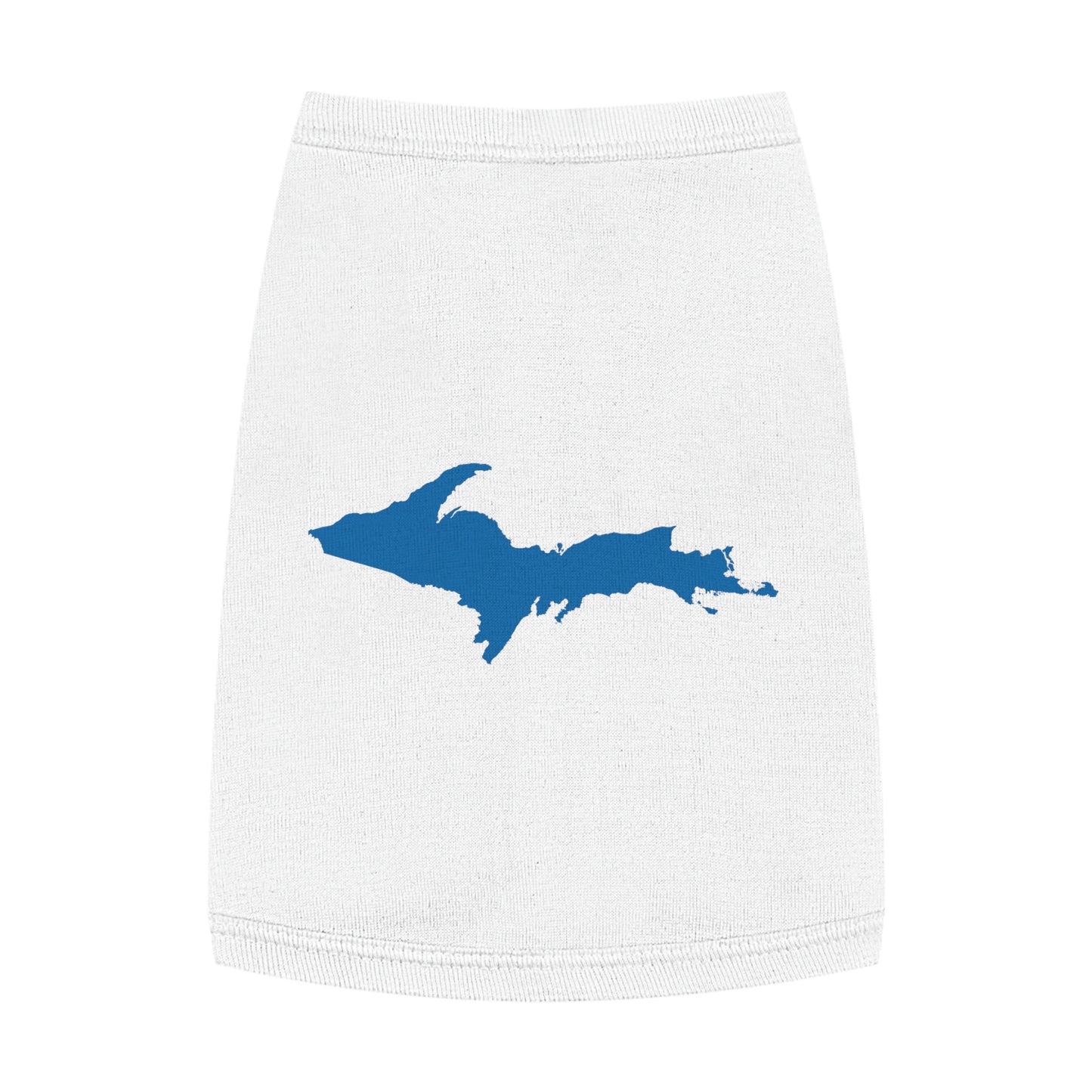 Michigan Upper Peninsula Pet Tank Top (w/ Azure UP Outline)