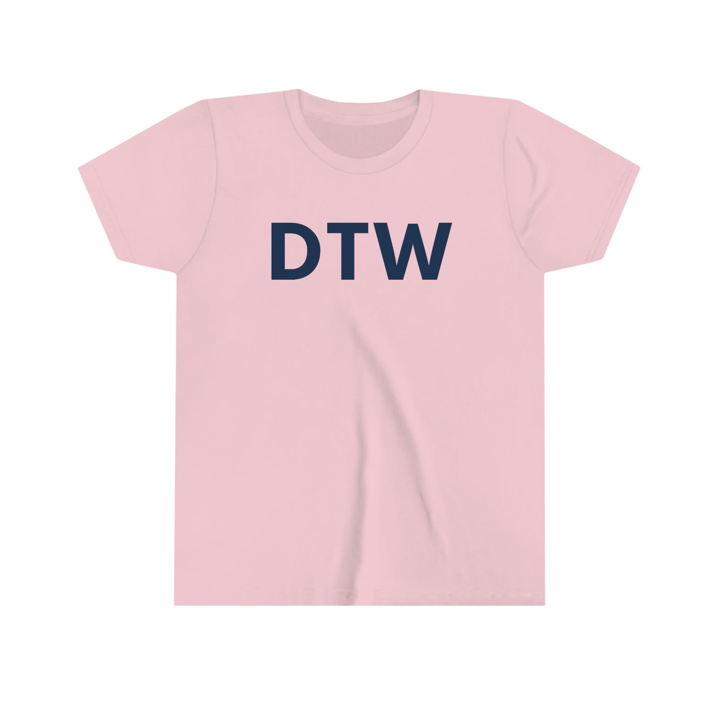 Detroit 'DTW' T-Shirt | Youth Short Sleeve