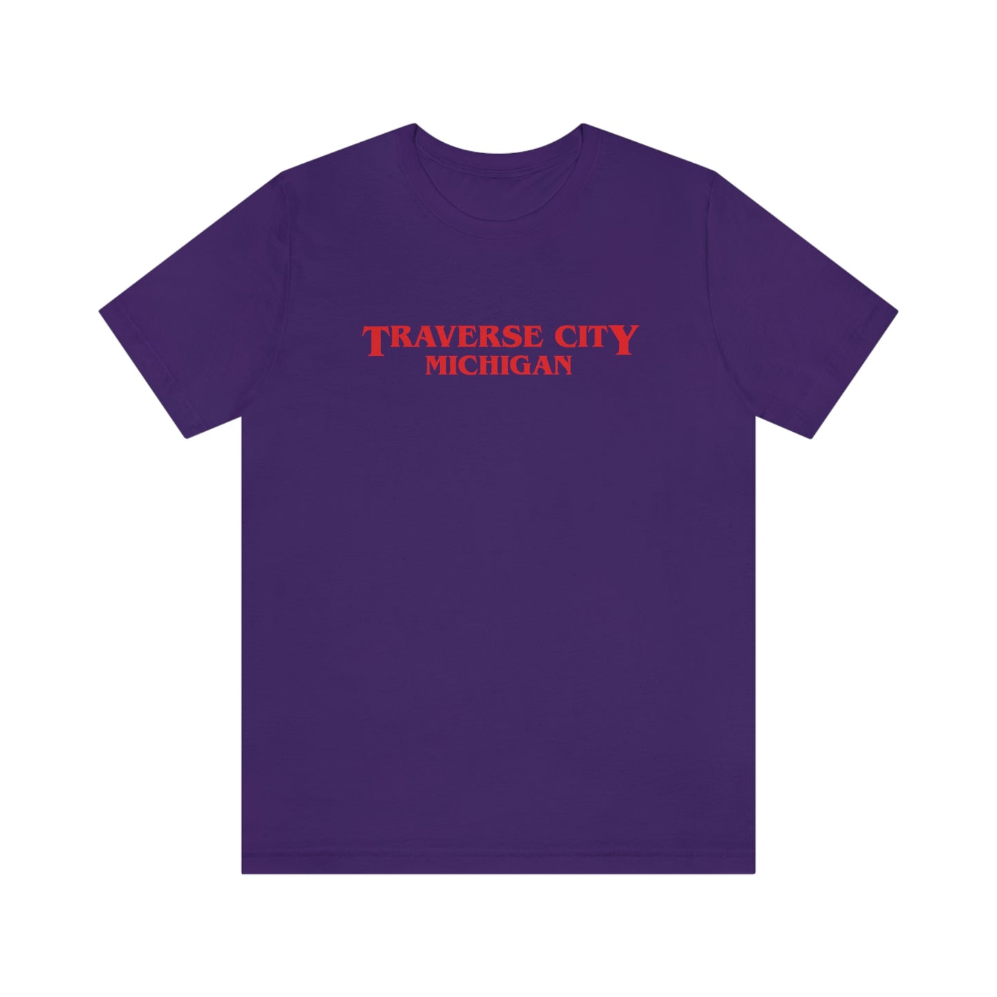 'Traverse City Michigan' ' T-Shirt (1980s Drama Parody) | Unisex Standard Fit