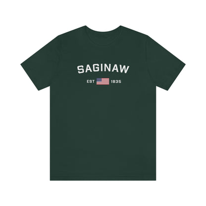 'Saginaw EST 1835' T-Shirt | Unisex Standard Fit