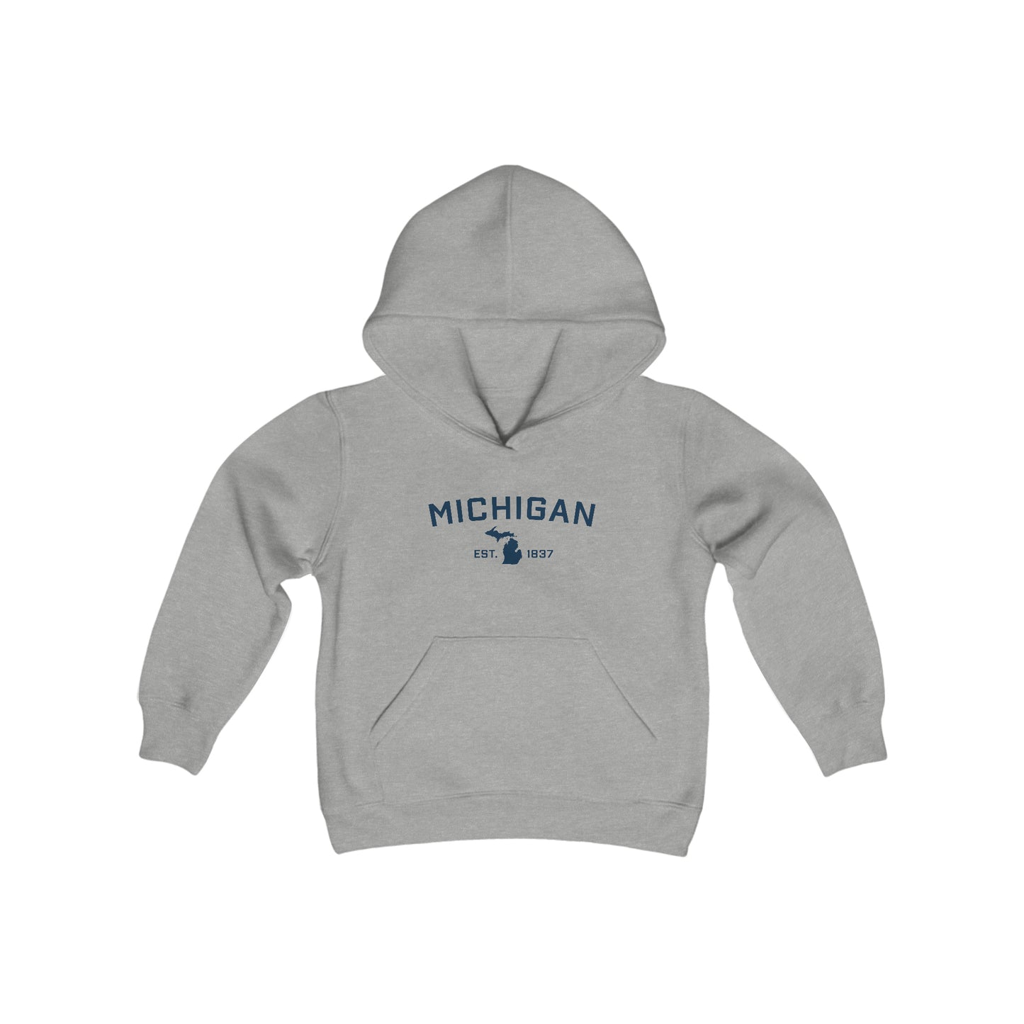 'Michigan EST 1837' Hoodie | Unisex Youth