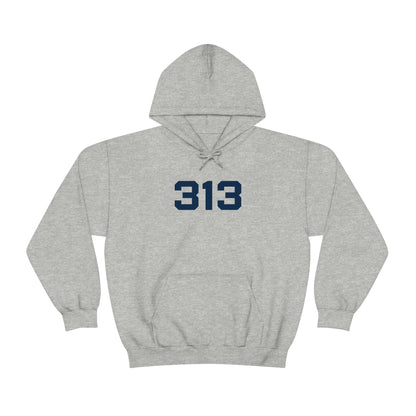 Detroit '313' Hoodie (Athletic Font) | Unisex Standard