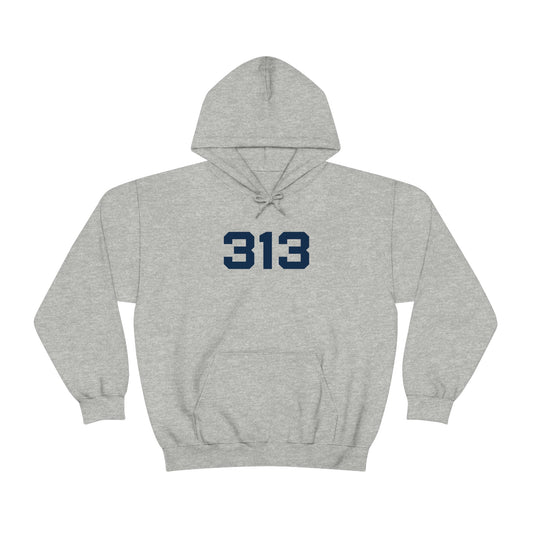 Detroit '313' Hoodie (Athletic Font) | Unisex Standard