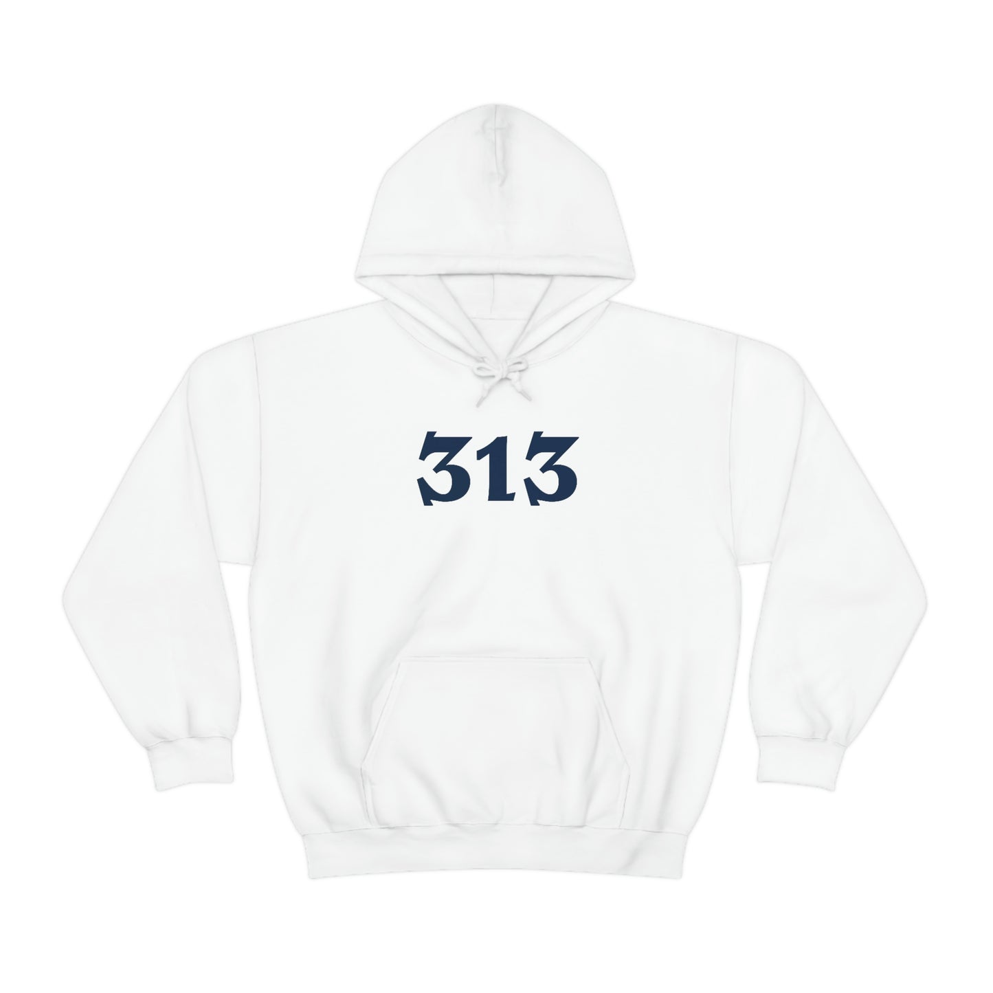 Detroit '313' Hoodie (Angry Serif Font) | Unisex Standard