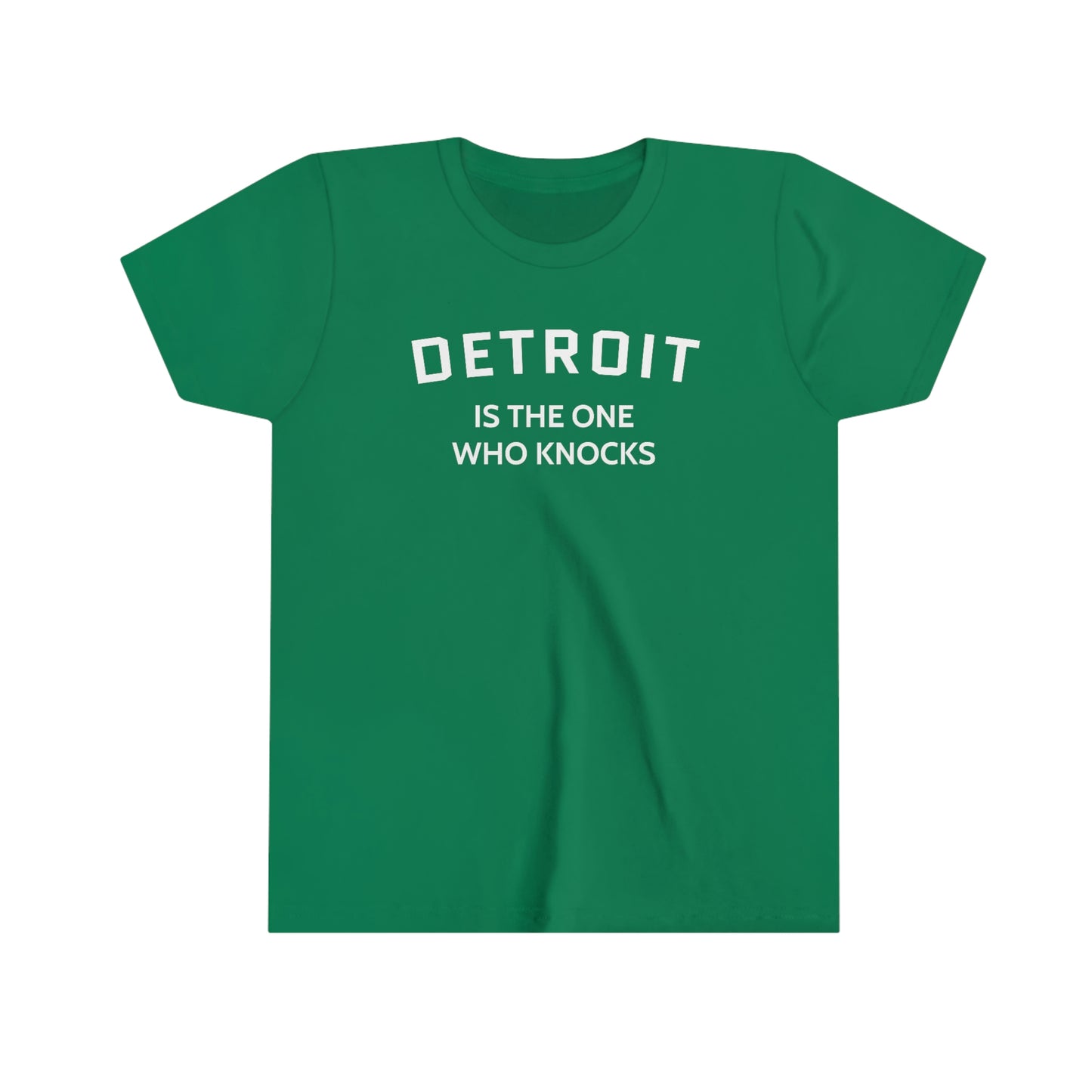 'Detroit is the One Who Knocks' T-Shirt | Youth Short Sleeve