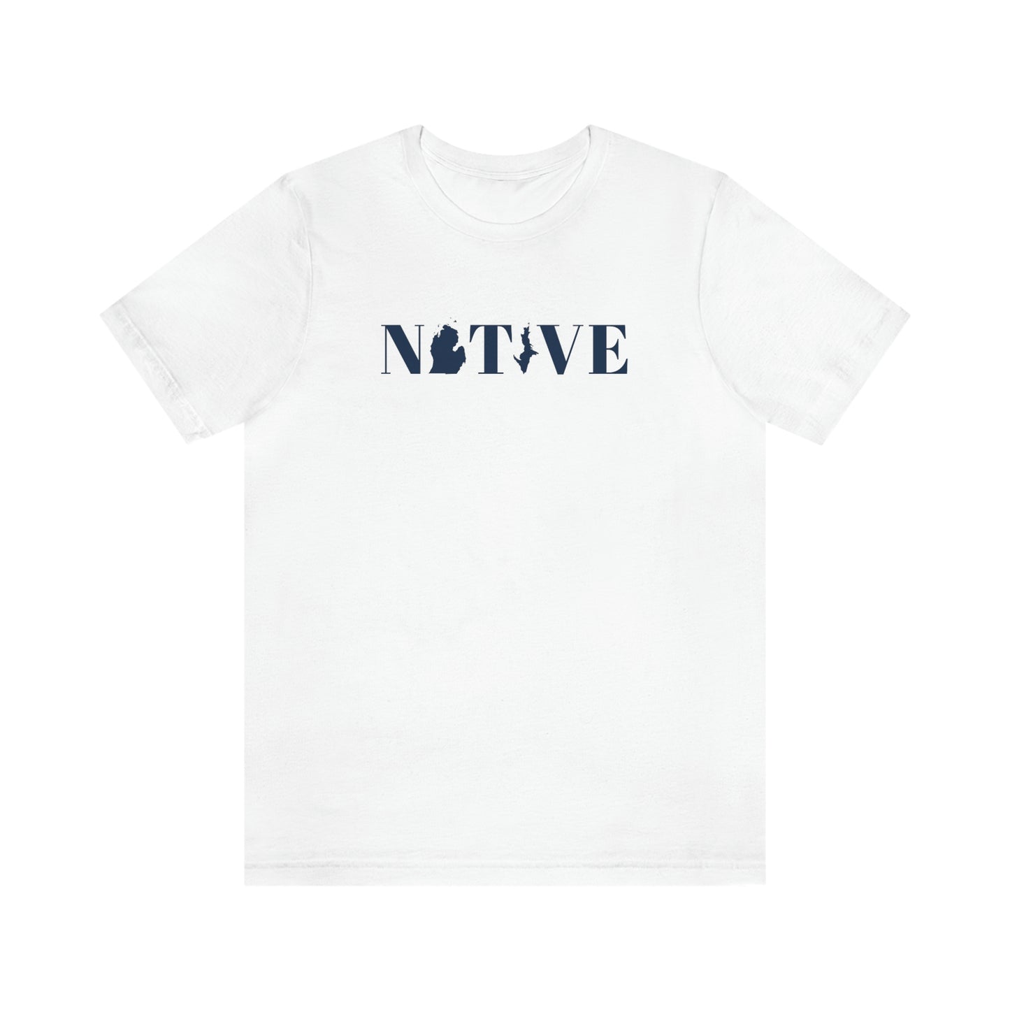 Michigan 'Native' T-Shirt (Didone Font) | Unisex Standard Fit