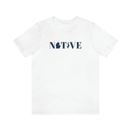 Michigan 'Native' T-Shirt (Didone Font) | Unisex Standard Fit