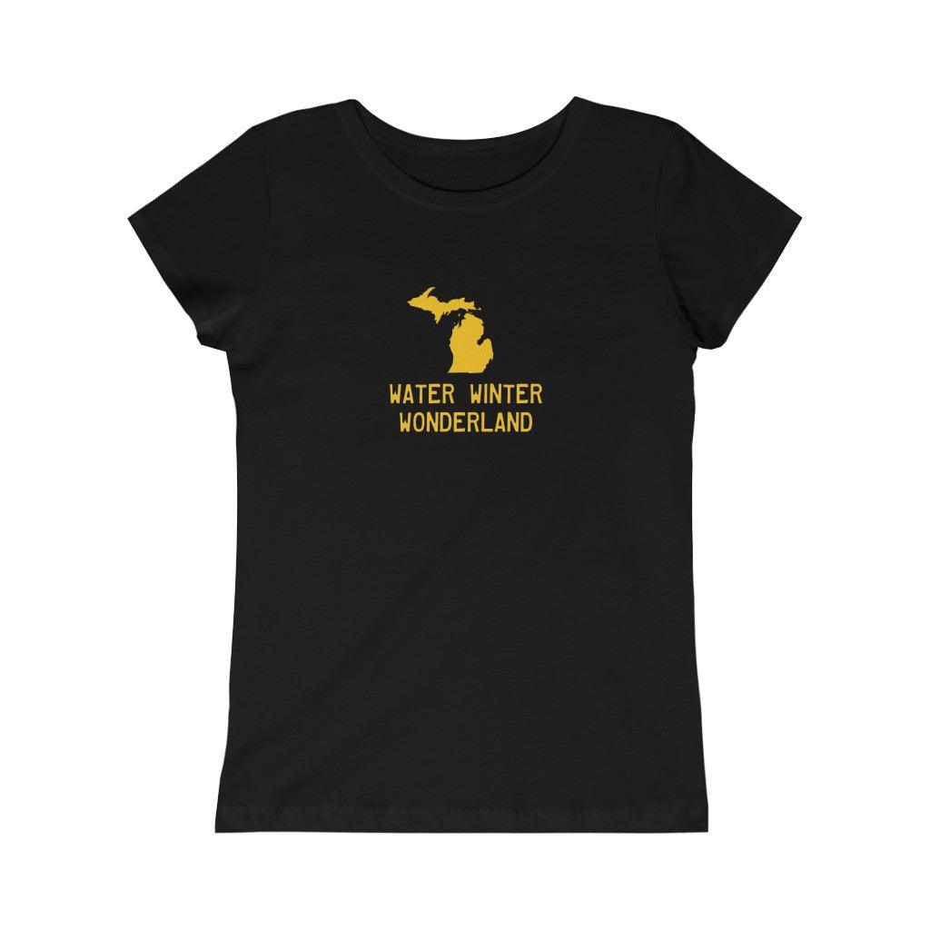 'Water Winter Wonderland' T-Shirt | Youth Girls - Circumspice Michigan