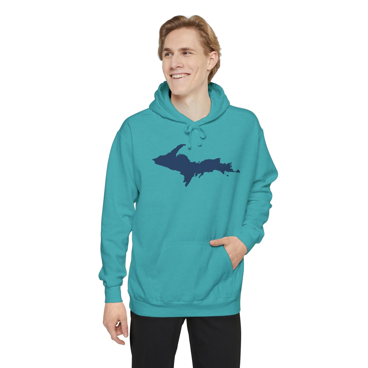 Michigan Upper Peninsula Hoodie | Unisex Garment-Dyed