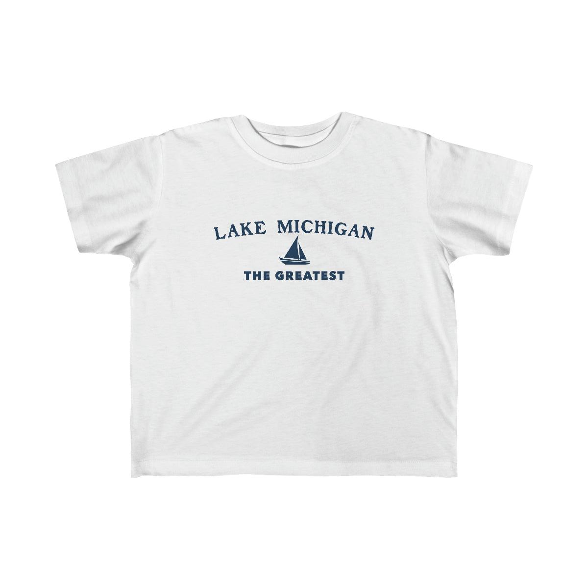 'Lake Michigan The Greatest' T-Shirt | Toddler Short Sleeve - Circumspice Michigan