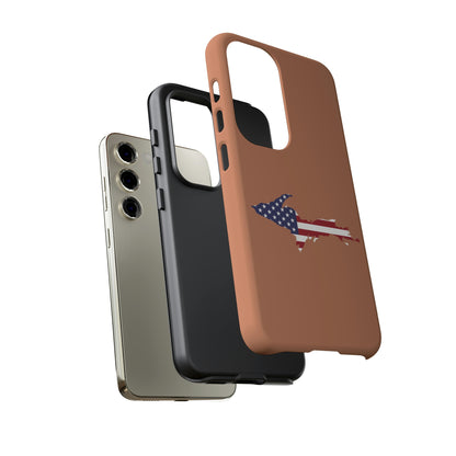 Michigan Upper Peninsula Tough Phone Case (Copper Patriot Edition) | Samsung & Pixel Android