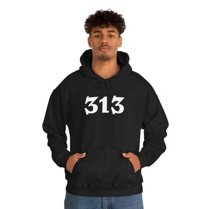 Detroit '313' Hoodie (Angry Serif Font) | Unisex Standard