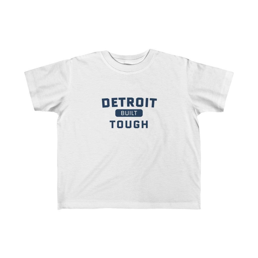 'Built Detroit Tough' T-Shirt | Toddler Short Sleeve - Circumspice Michigan