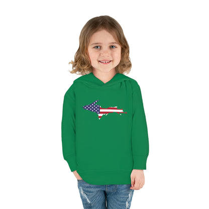 Michigan Upper Peninsula Hoodie (w/ UP USA Flag Outline) | Unisex Toddler