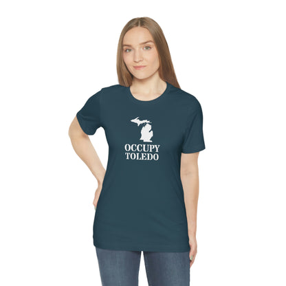 'Occupy Toledo' T-Shirt (w/ Corrected Michigan Outline) | Unisex Standard Fit