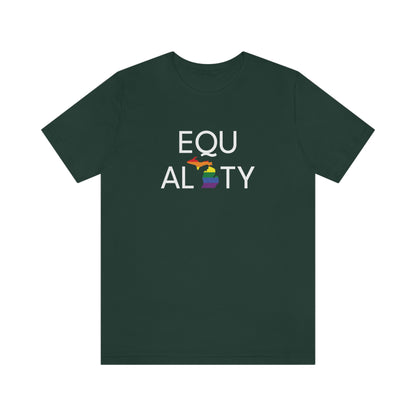 'Equality' Michigan LGBTQ Pride T-Shirt | Unisex Standard Cut