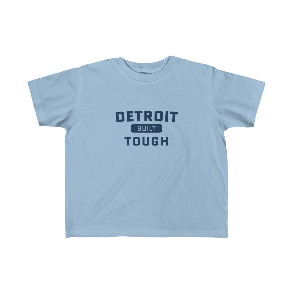 'Built Detroit Tough' T-Shirt | Toddler Short Sleeve - Circumspice Michigan