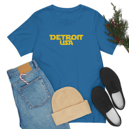 'Detroit USA' T-Shirt (1970s Epic Sci-Fi Parody) | Unisex Standard Fit