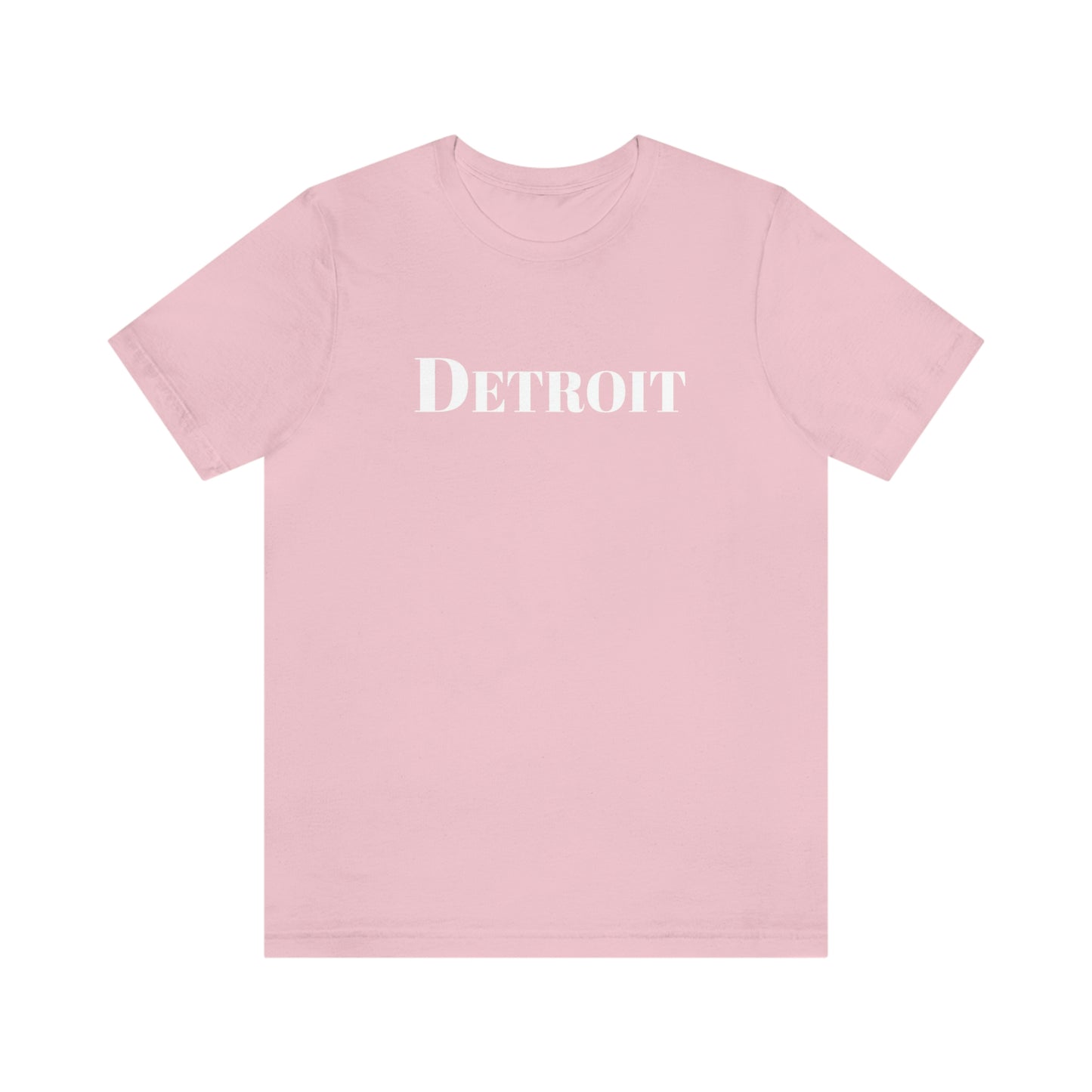 'Detroit' T-Shirt (Didone Font) | Unisex Standard Fit