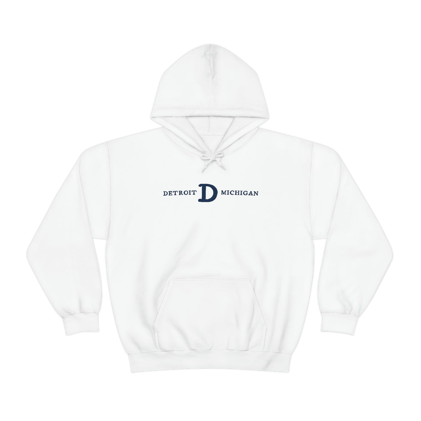 'Detroit Michigan' Hoodie (w/ Old French D) | Unisex Standard