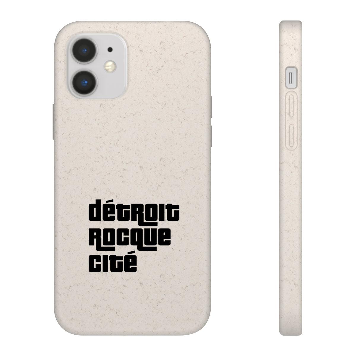 'Détroit Rocque Cité' Phone Cases (1970s Font) | Android & iPhone - Circumspice Michigan