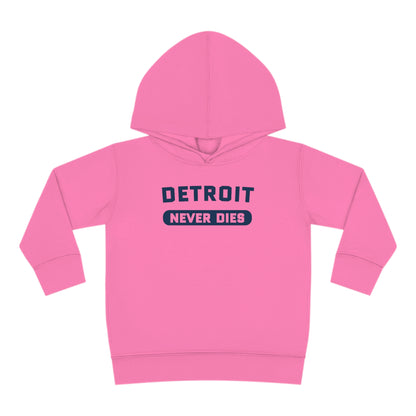 'Detroit Never Dies' Hoodie | Unisex Toddler