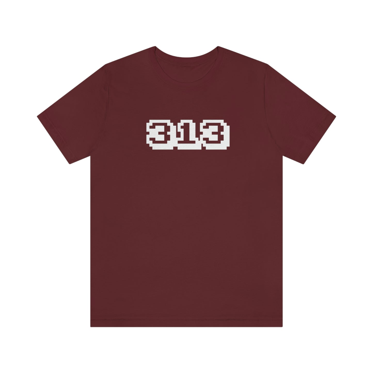 Detroit '313' T-Shirt (Arcade Font) | Unisex Standard Fit