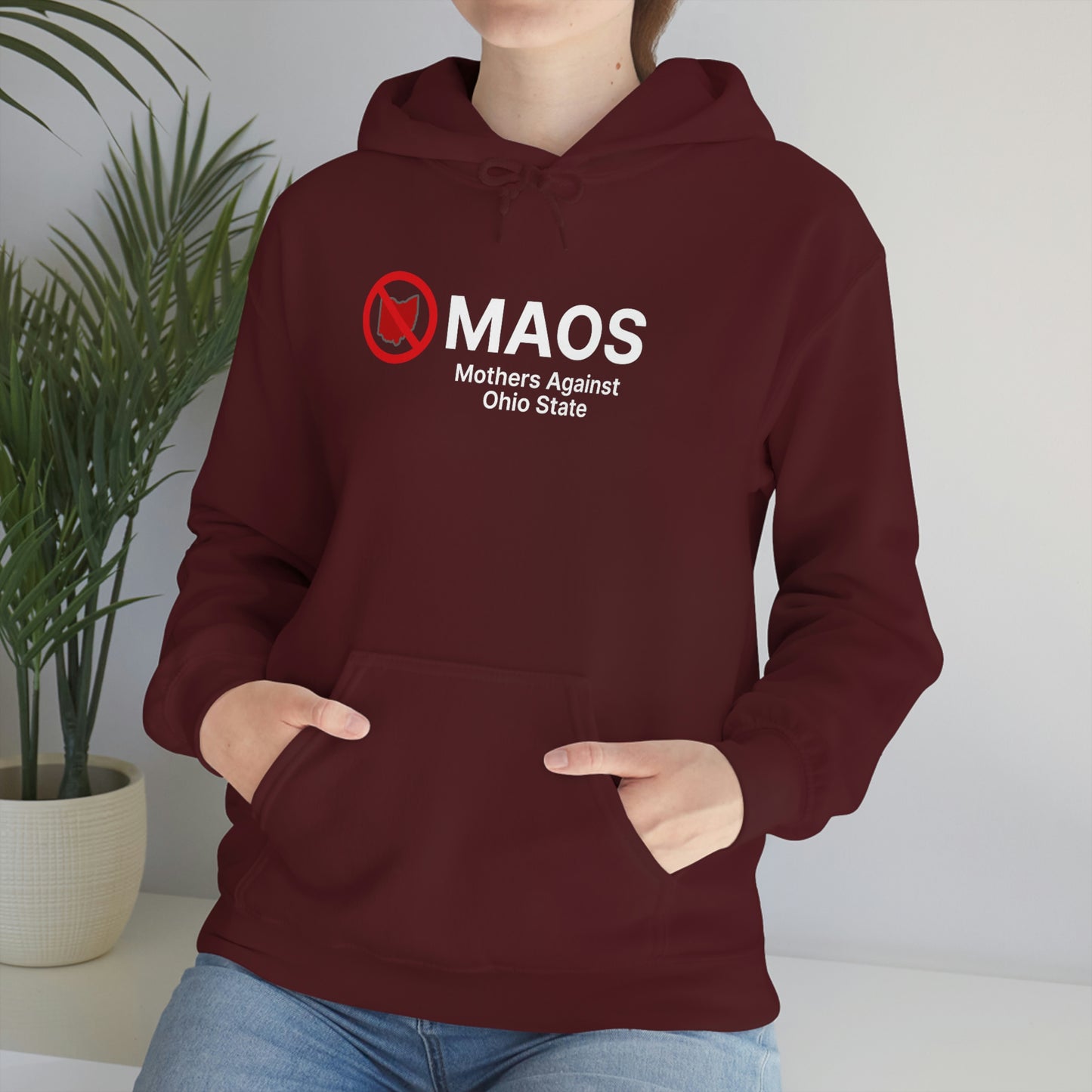 'MAOS Mothers Against Ohio State' Hoodie | Unisex Standard