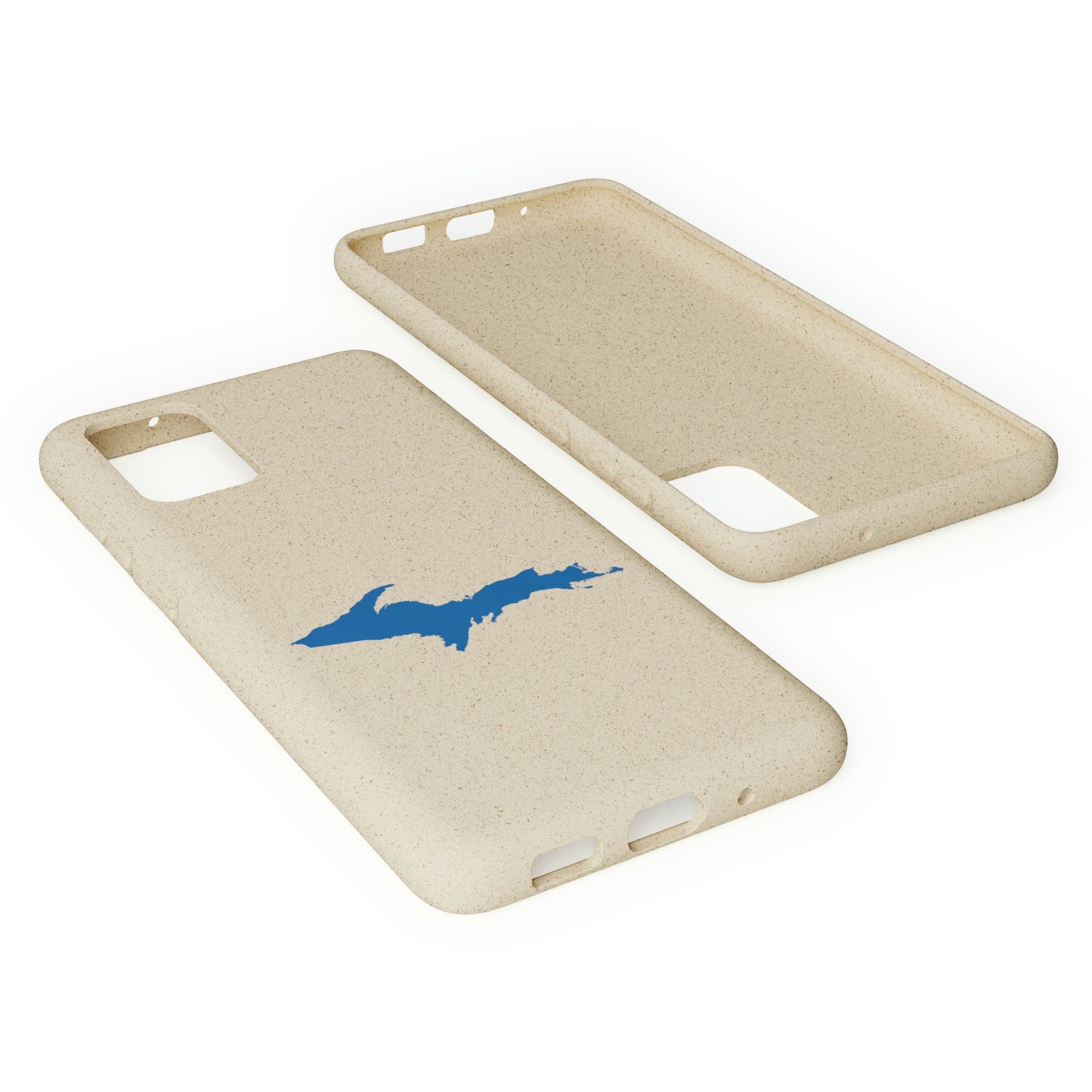 Michigan Upper Peninsula Biodegradable Phone Cases (w/ Azure UP Outline) | Samsung Android