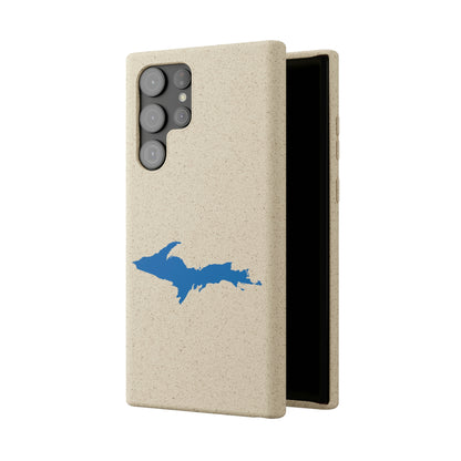 Michigan Upper Peninsula Biodegradable Phone Cases (w/ Azure UP Outline) | Samsung Android