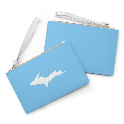 Michigan Upper Peninsula Clutch Bag (DTW Blue w/UP Outline)