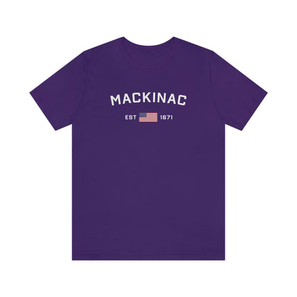 'Mackinac EST 1671' T-Shirt | Unisex Standard Fit