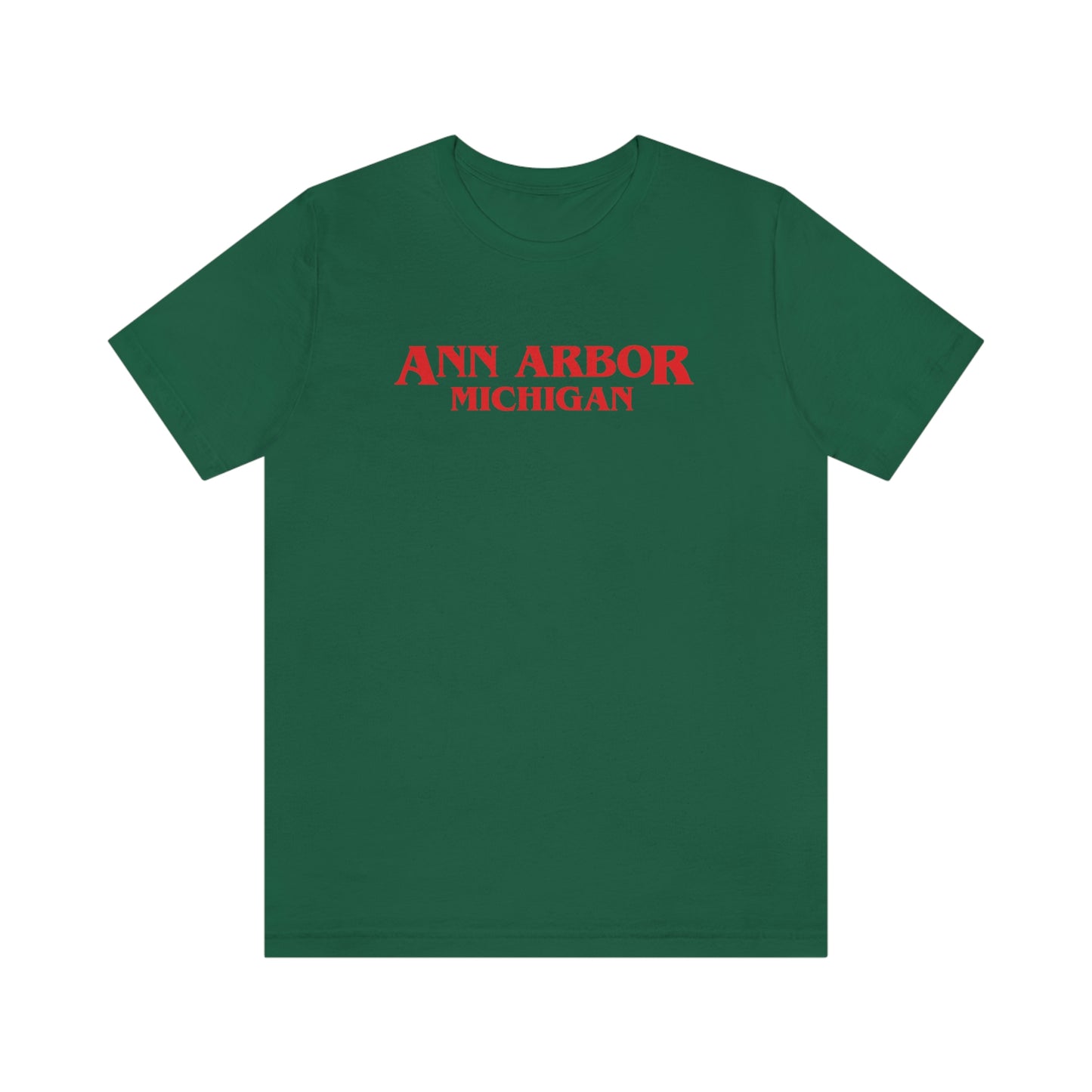 'Ann Arbor Michigan' ' T-Shirt (1980s Drama Parody) | Unisex Standard Fit