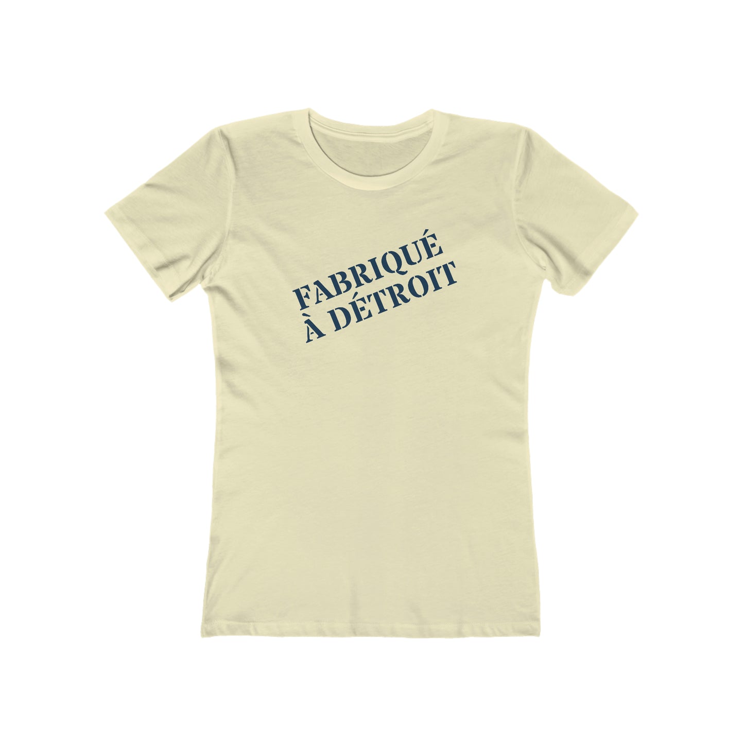 'Fabriqué à Détroit' T-Shirt | Women's Boyfriend Cut