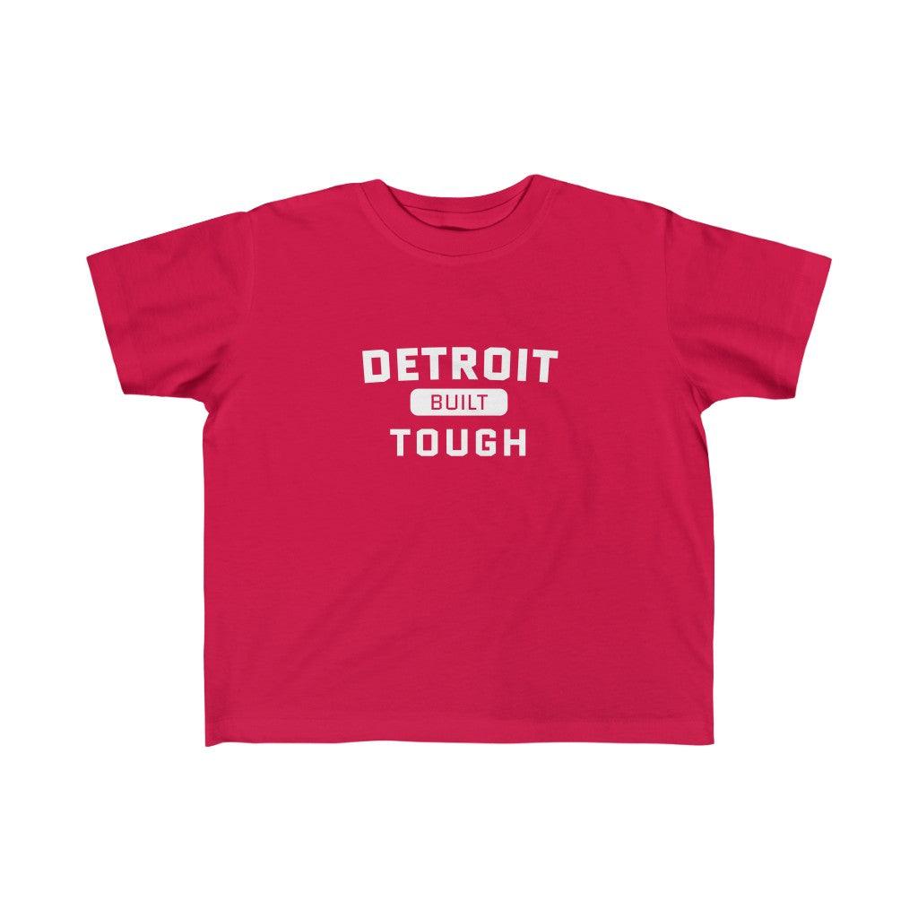 'Built Detroit Tough' T-Shirt | Toddler Short Sleeve - Circumspice Michigan