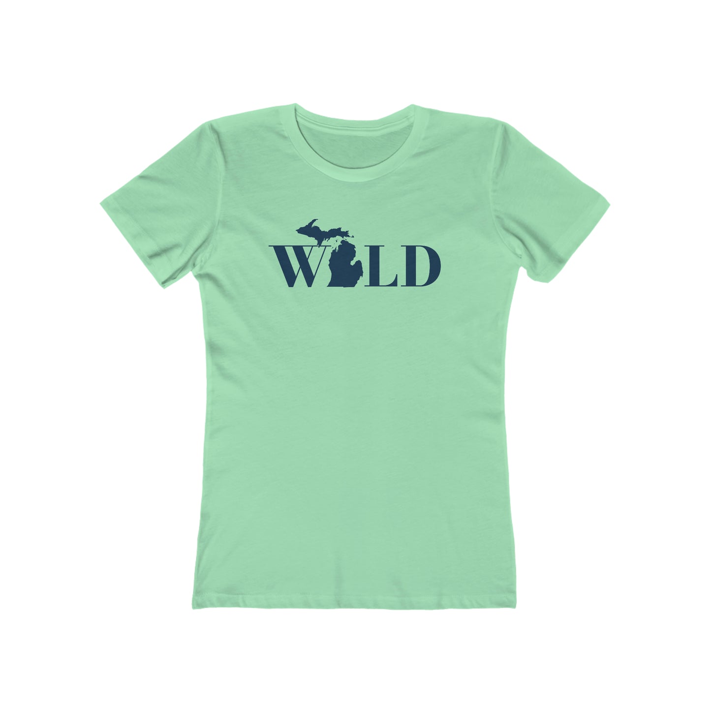 Michigan 'Wild' T-Shirt (Didone Font) | Women's Boyfriend Cut