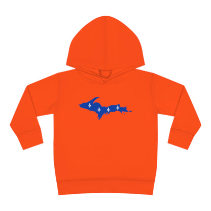 Michigan Upper Peninsula Hoodie (w/ UP Quebec Flag Outline) | Unisex Toddler