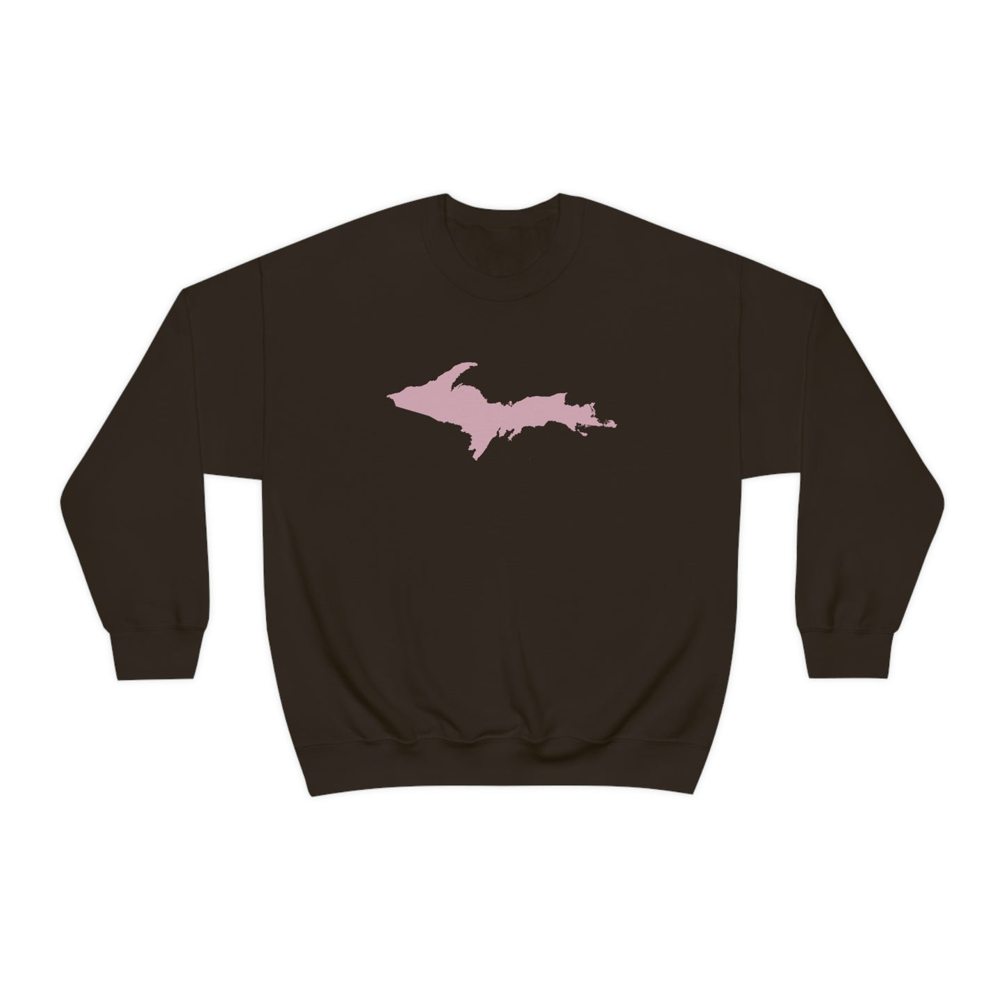 Michigan Upper Peninsula Sweatshirt (w/ Pink UP Outline) | Unisex Standard