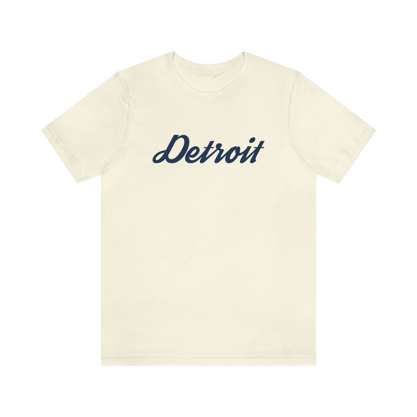 'Detroit' T-Shirt (Retro Script Font) | Unisex Standard Fit