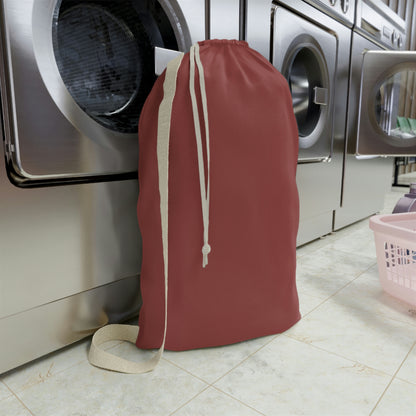 Michigan Upper Peninsula Laundry Bag (Ore Dock Red w/ UP Outline)