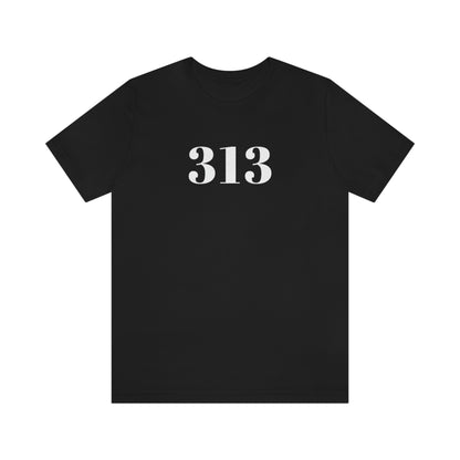 Detroit '313' T-Shirt (Didone Font) | Unisex Standard Fit