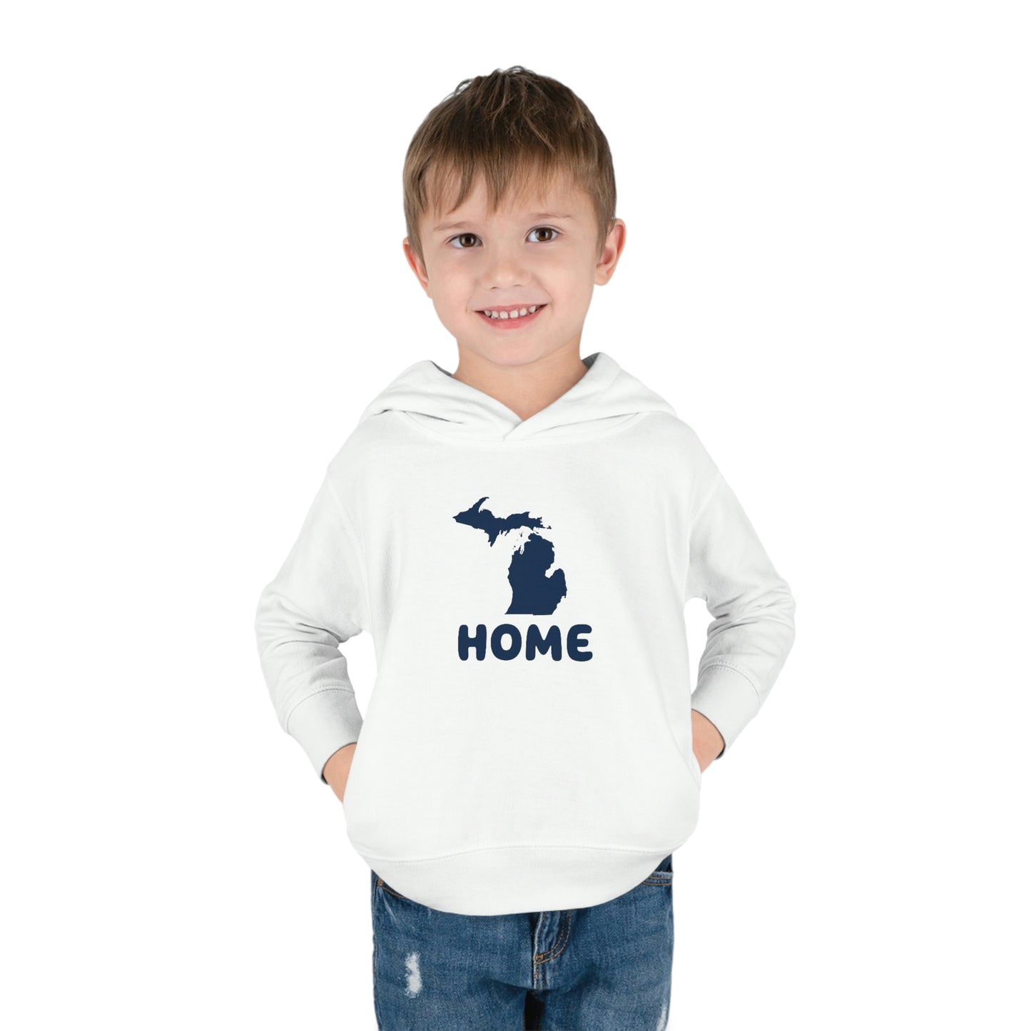 Michigan 'Home' Hoodie (Rounded Children's Font) | Unisex Toddler