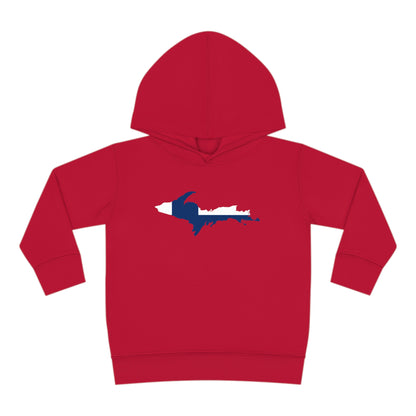 Michigan Upper Peninsula Hoodie (w/ UP Finland Flag Outline) | Unisex Toddler